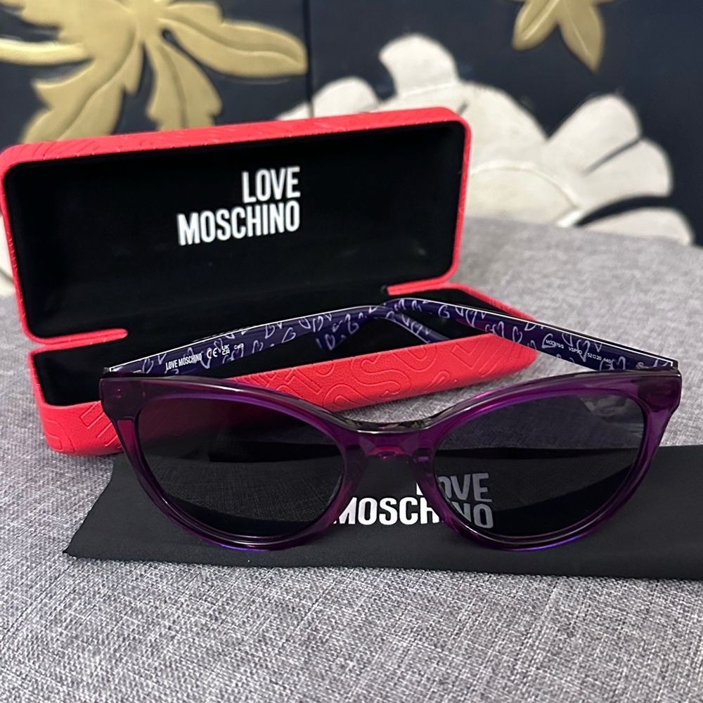 Love Moschino Vibrant Purple Sunglasses